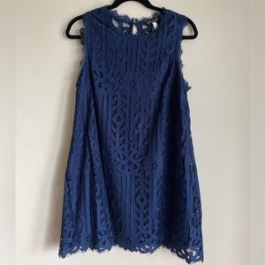 Xtraordinary Navy Lace Sundress, Juniors Size L